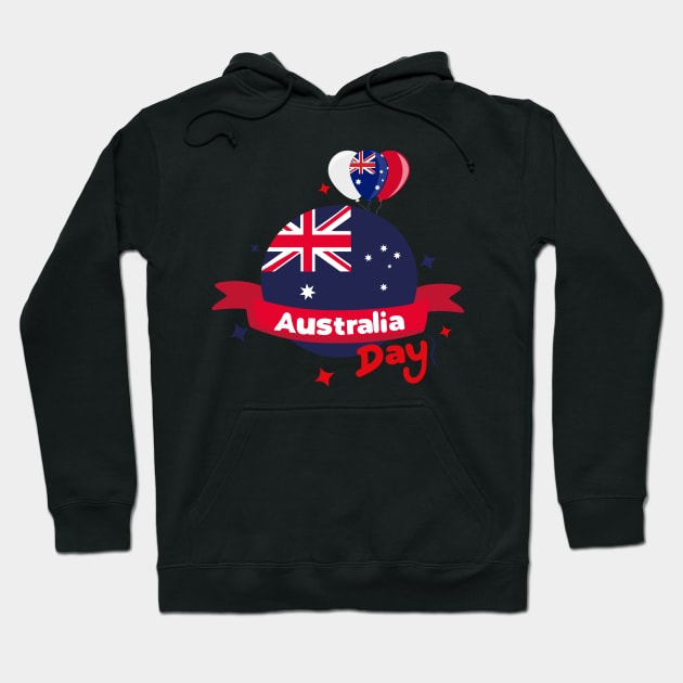 Australia day Hoodie by Shop-now-4-U 